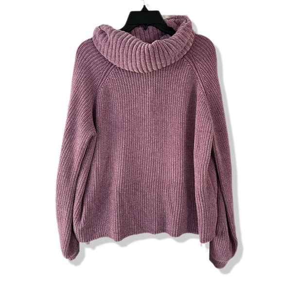 Willow & Clay Lilac Chenille Cowl Neck Sweater - Picture 5 of 9